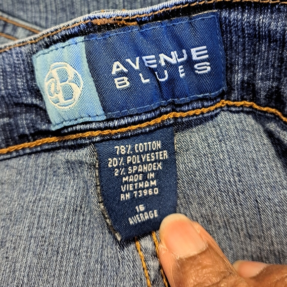 ♦️Sz 16 Average | The Avenue Blues | Denim Jeans | Straight Leg - Picture 7 of 9